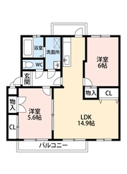 パークヒルズ堀内の物件間取画像